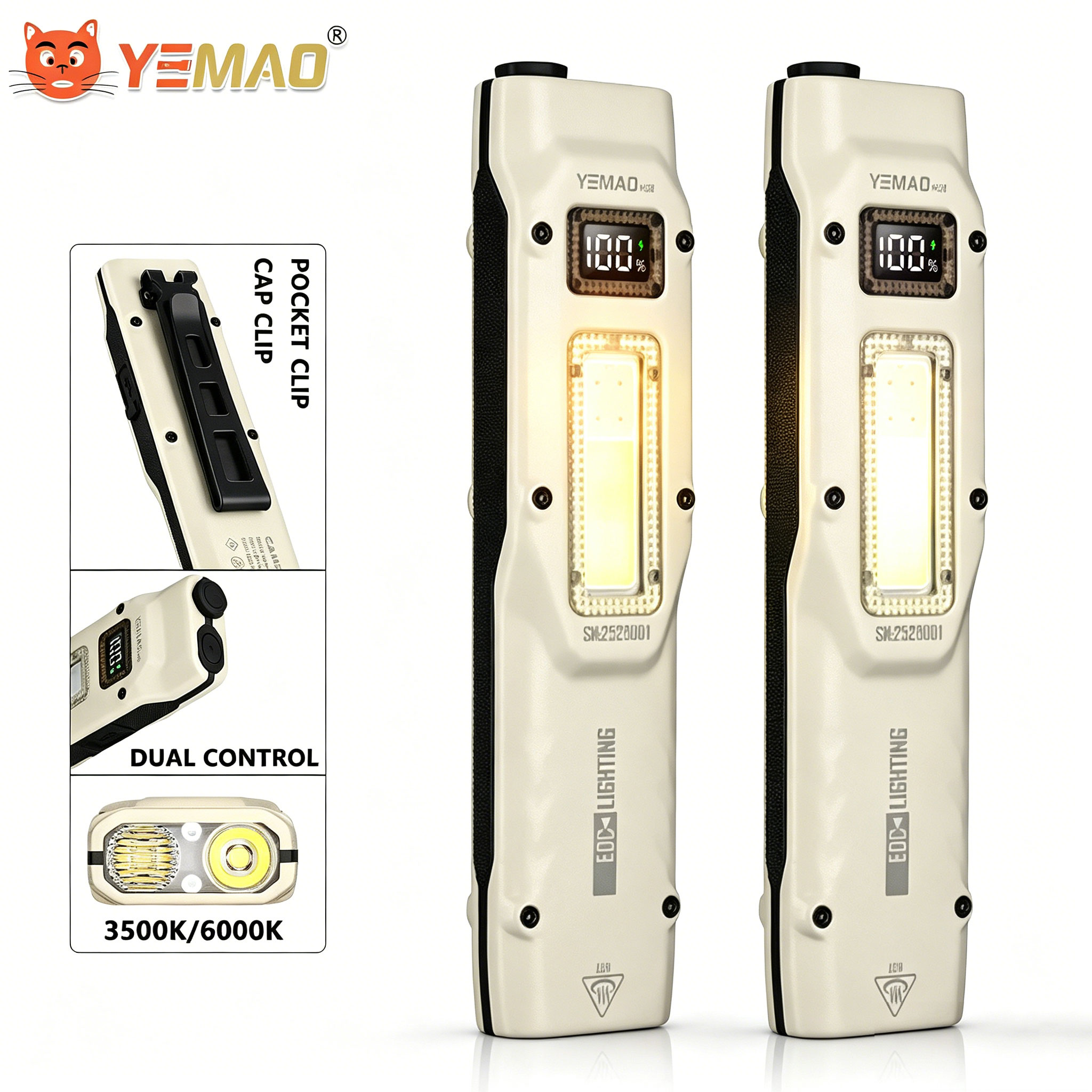 Outdoor Lighting Fixtures - Przenośna latarka taktyczna YEMAO M28 o