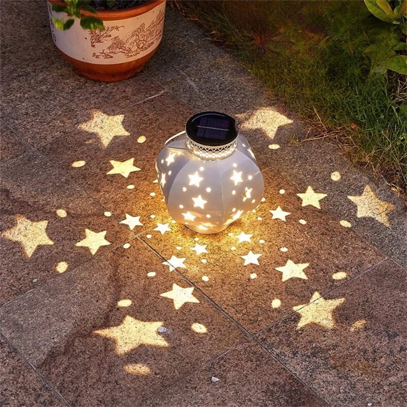 Outdoor Lighting Traditional - Projektor Ogrodowy w Kształcie Gwiazdy, Wiszące