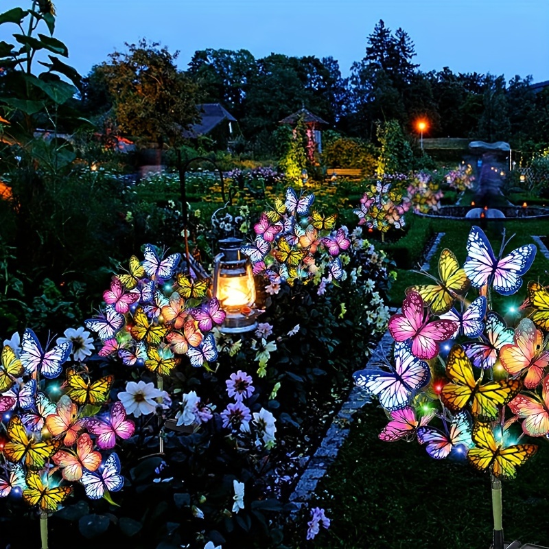 Outdoor Lighting In Ground - Solarny LED Motyl Lampki Ogrodowe Wodoodporne
