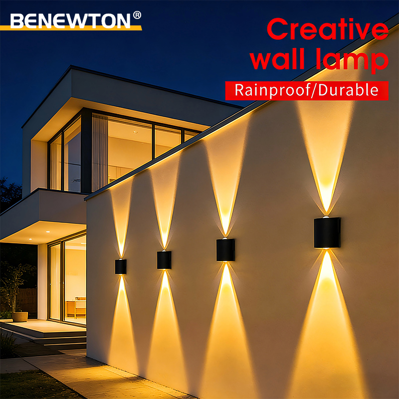 Outdoor Lighting On Stairs - Lampa Ścienna LED IP65 Wodoodporna 2W/4W