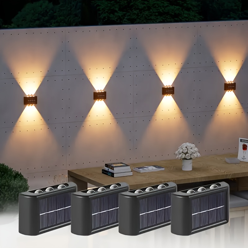 Outdoor Lighting Fixtures - Zewnętrzna wodoodporna lampa solarna LED, oświetlenie