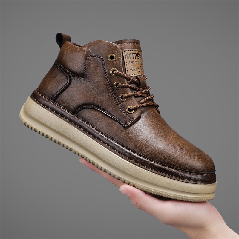 Outdoor Lighting Vintage - Męskie ręcznie robione buty retro typu