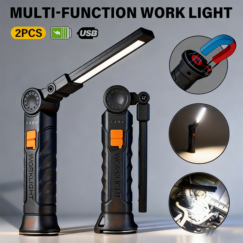 Outdoor Lighting Bollards - Przenośna latarka LED COB ładowana przez