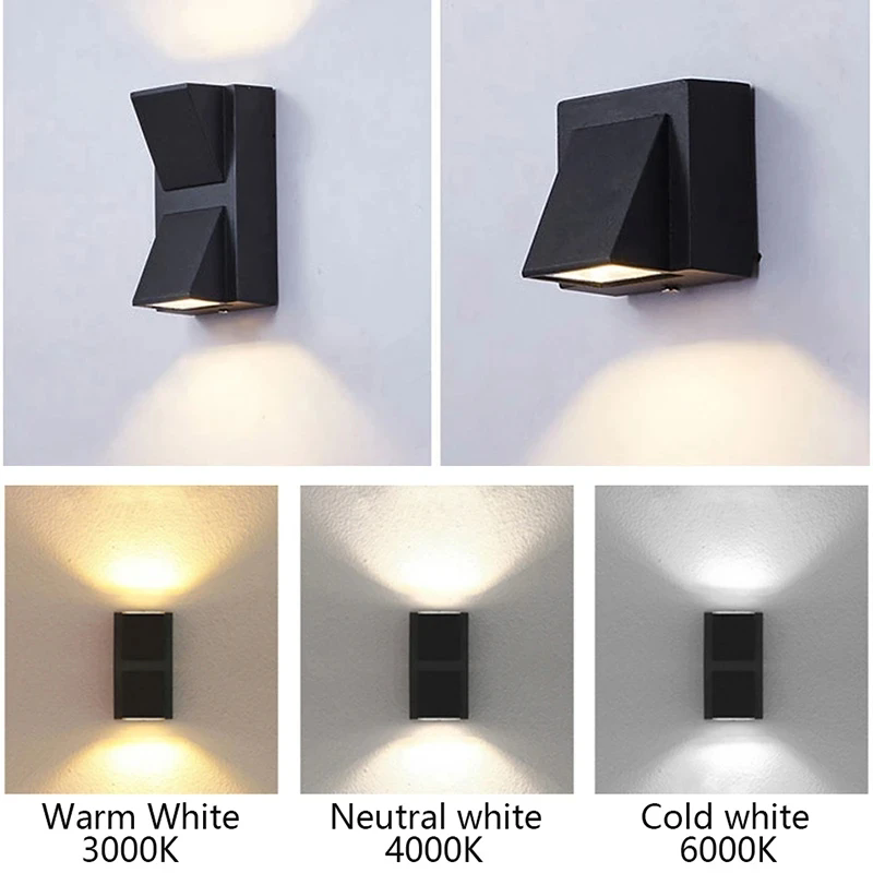 Outdoor Lighting Wall Mount - Lampa ścienna LED IP65 Zewnętrzna Wodoodporna