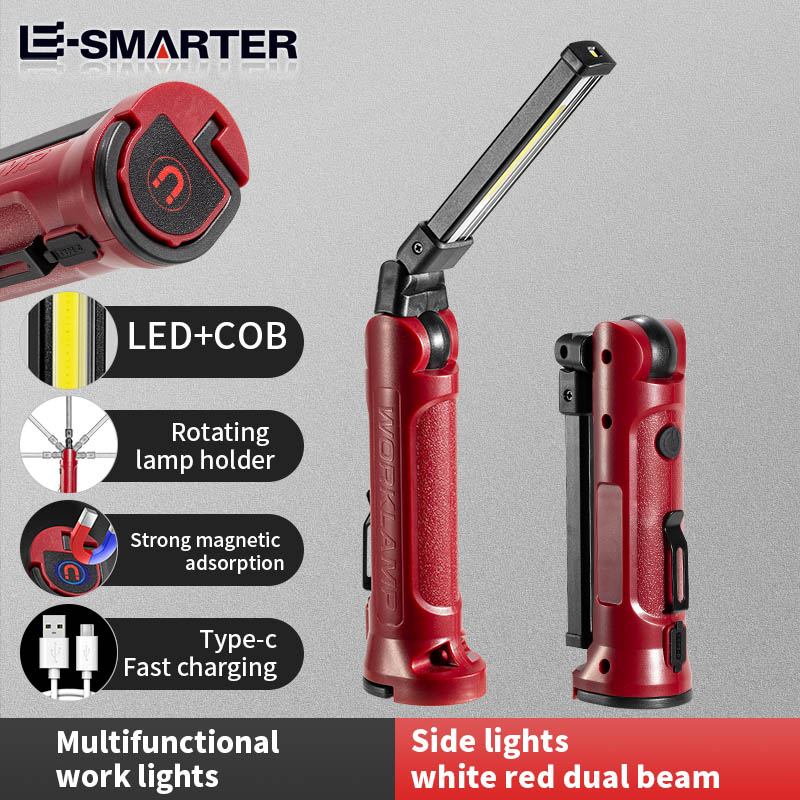 Outdoor Lighting Fixtures - Lampa robocza LED COB, ładowalna, składana