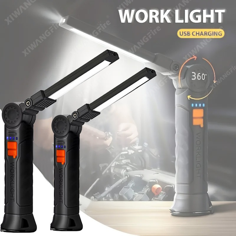 Outdoor Lighting Fixtures - Akumulatorowa latarka LED z magnesem i