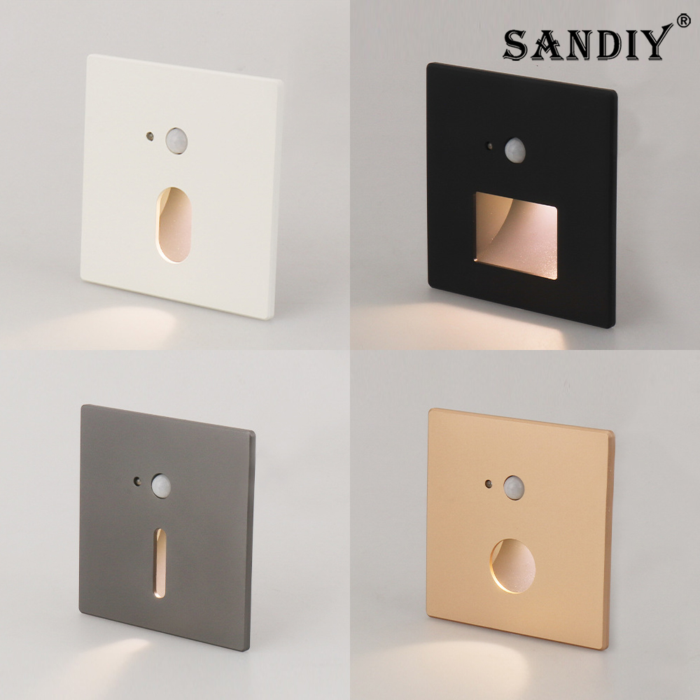 Outdoor Lighting On Stairs - SANDIY Typ 86 Magnetyczny Inteligentny Czujnik