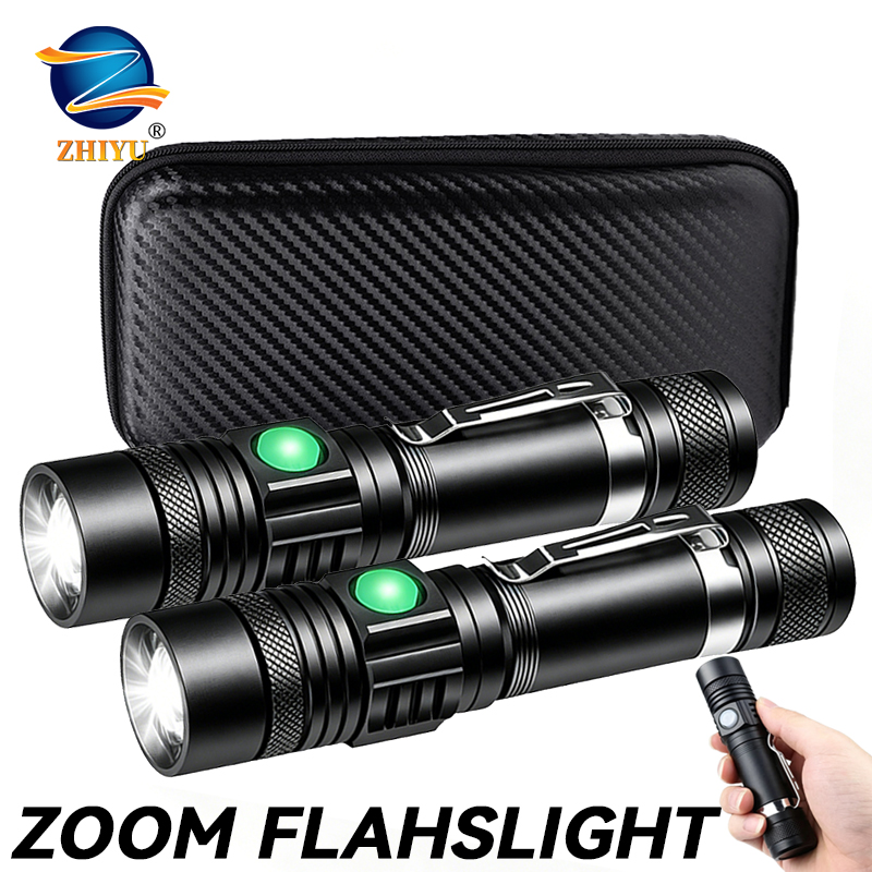 Outdoor Lighting Fixtures - Latarka LED T6 z możliwością ładowania,