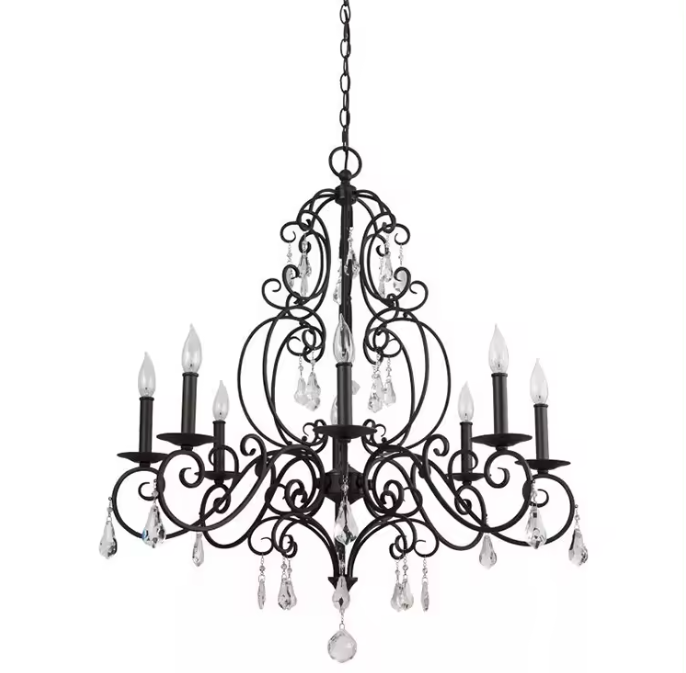 Outdoor Lighting Vintage - Elegancka lampa wisząca Zeal Lighting, retro,
