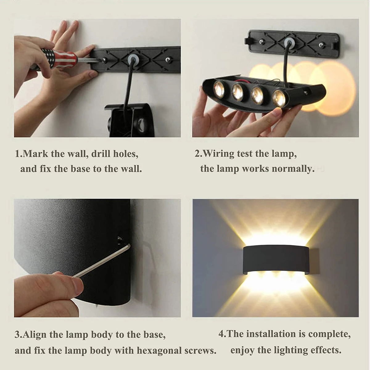 Aluminiowa lampa ścienna LED I – Outdoor Lighting On Stairs recenzja i cena
