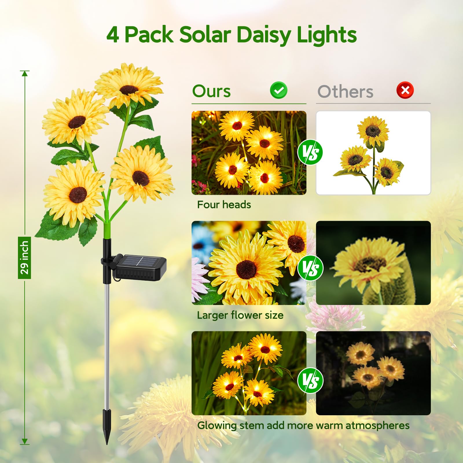 Solarne lampki ogrodowe, 16 św – Outdoor Lighting Pathway recenzja i cena