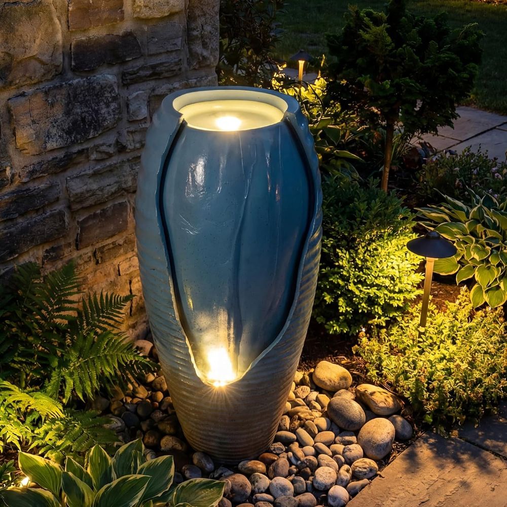 Zabytkowa niebieska, popękana  – Outdoor Lighting Vintage recenzja i cena