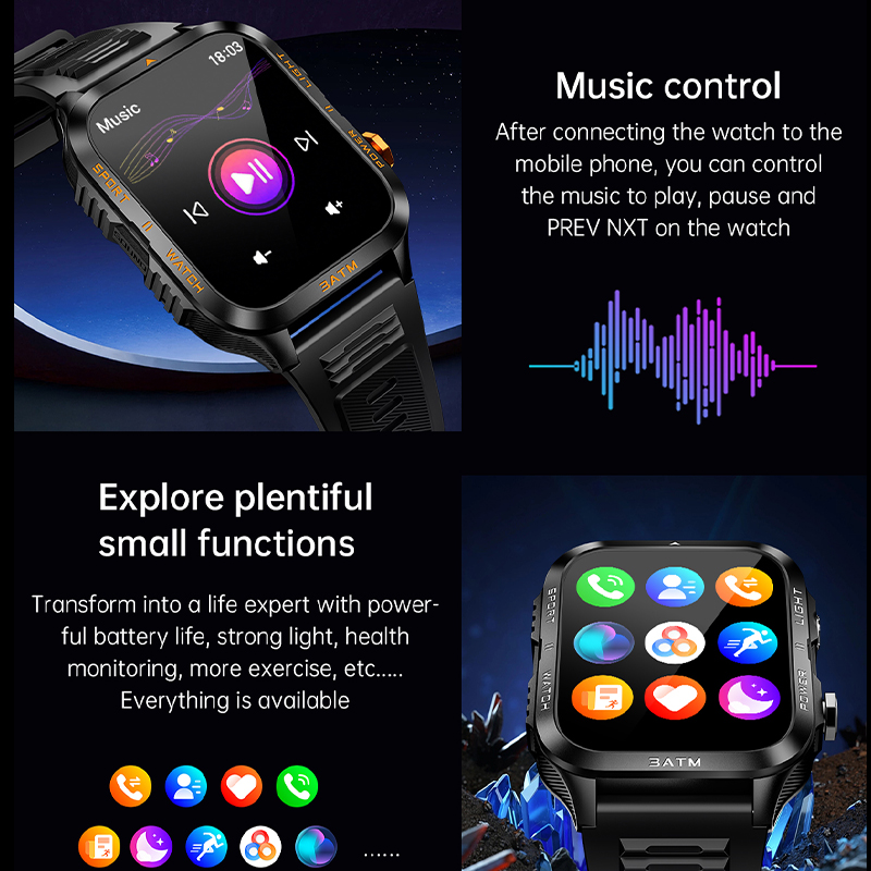 Nowy smartwatch wojskowy klasy – Outdoor Lighting Ip Rating recenzja i cena