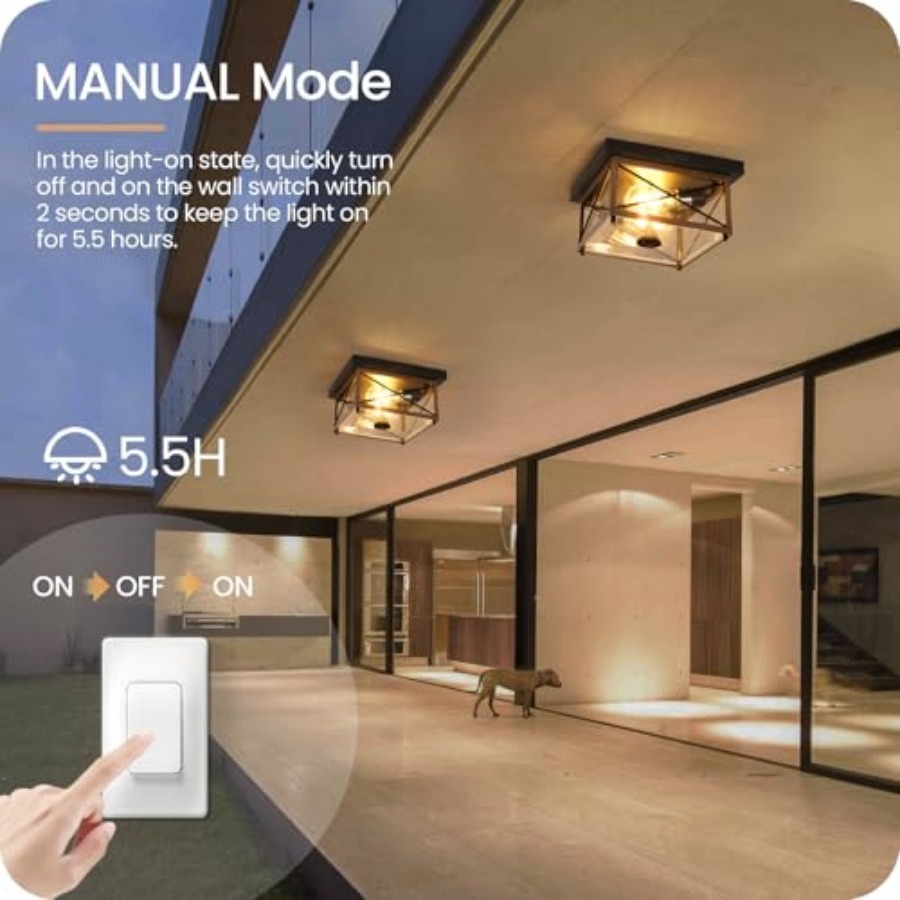 Zewnętrzna lampa sufitowa z cz – Outdoor Lighting Sensor recenzja i cena