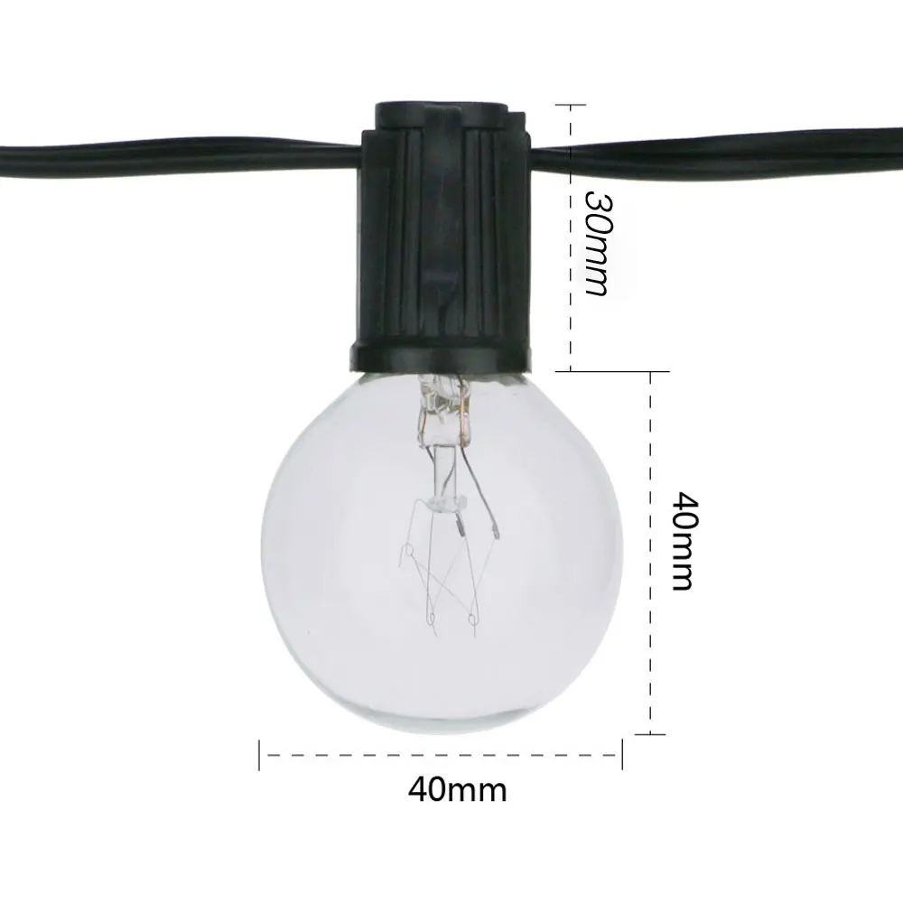 8M Lampki sznurkowe G40 z 25 p – Outdoor Lighting Vintage recenzja i cena