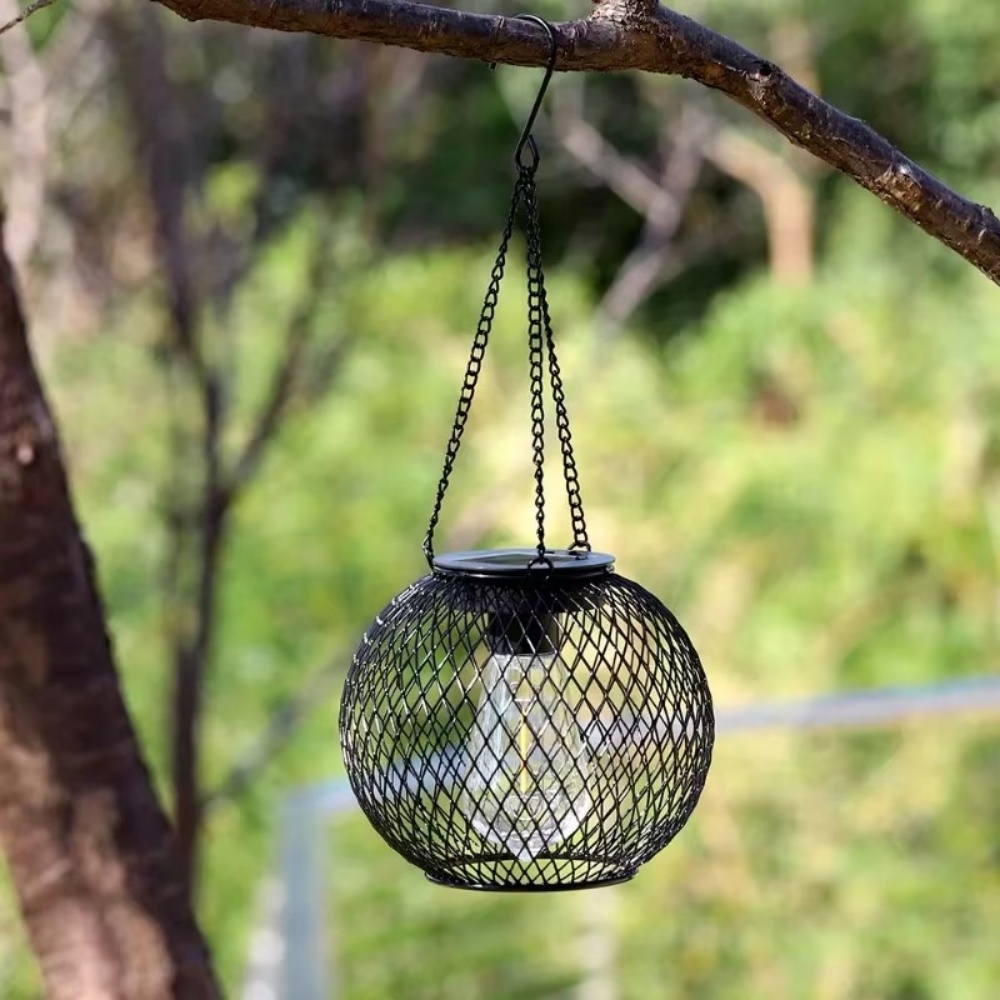 Lampion solarny z żelaza, kula – Outdoor Lighting Traditional recenzja i cena